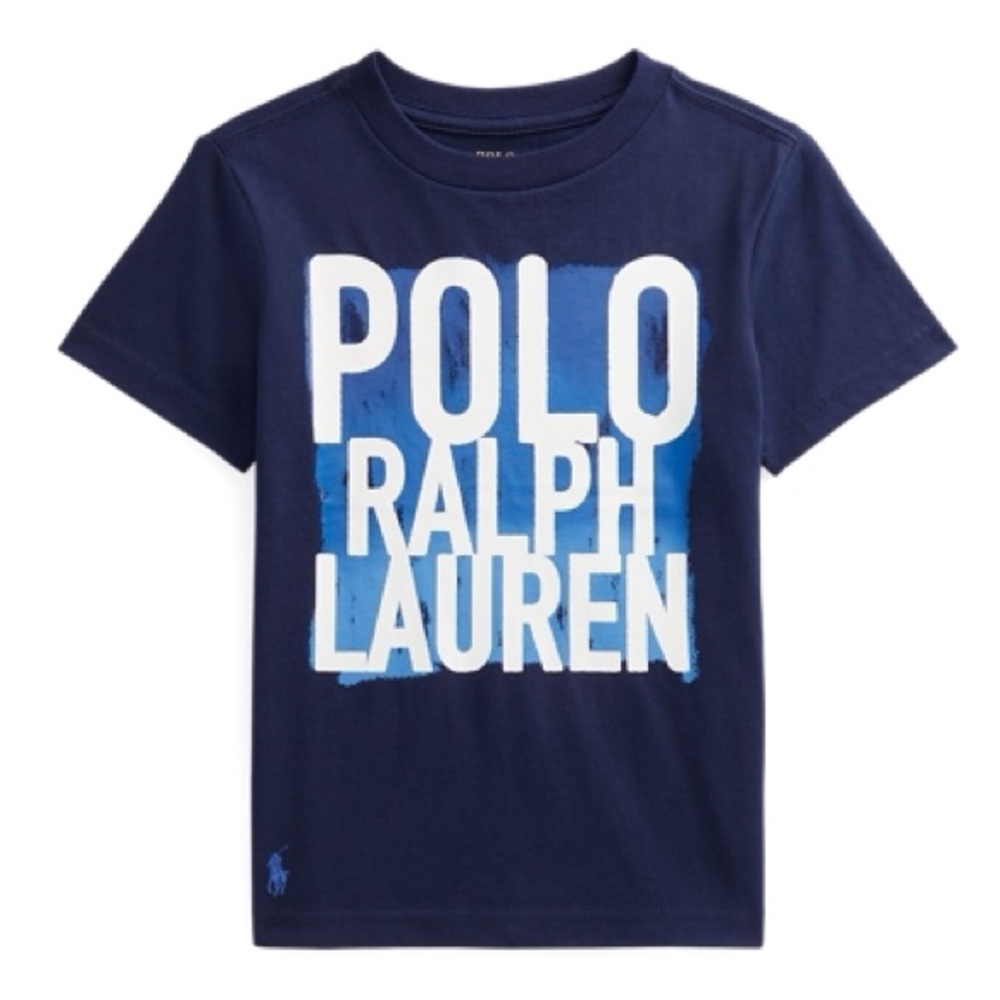 Polo Ralph Lauren Colour-Changing 100% Cotton Navy Blue Tee Size Large